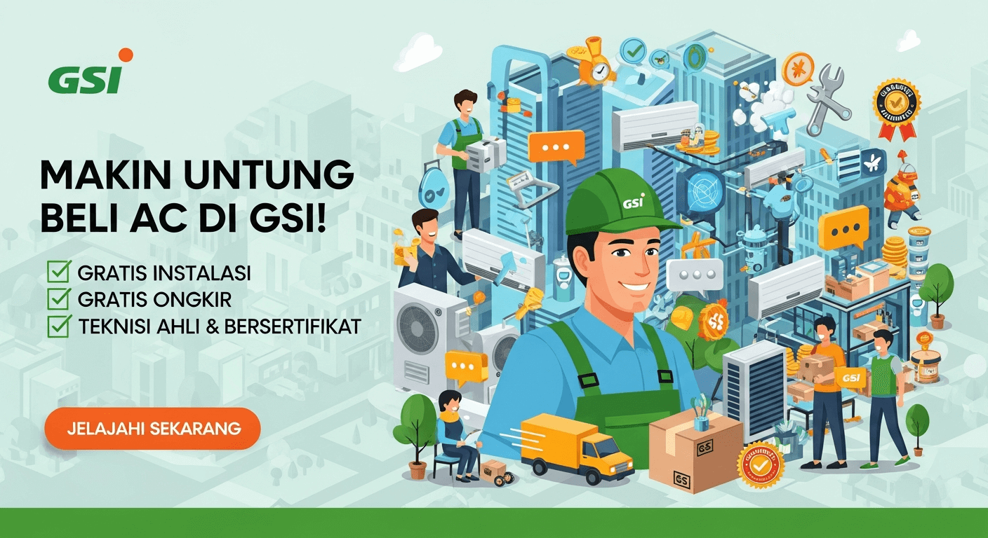 Gratis Instalasi Setiap Pembelian Unit Baru